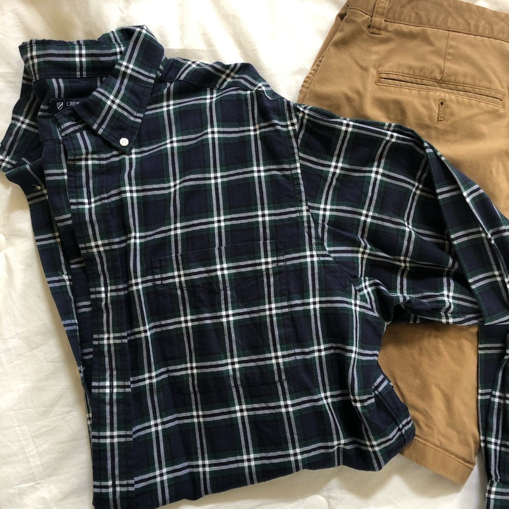 Men’s Cremieux Plaid Button Down - L